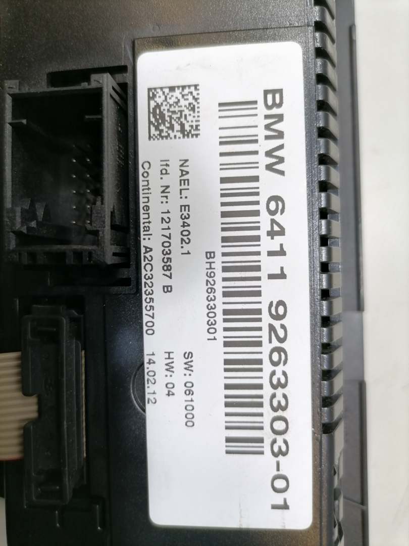 BMW 3er E91 original Heizungsregulierung Klimabedienteil Bj.2012